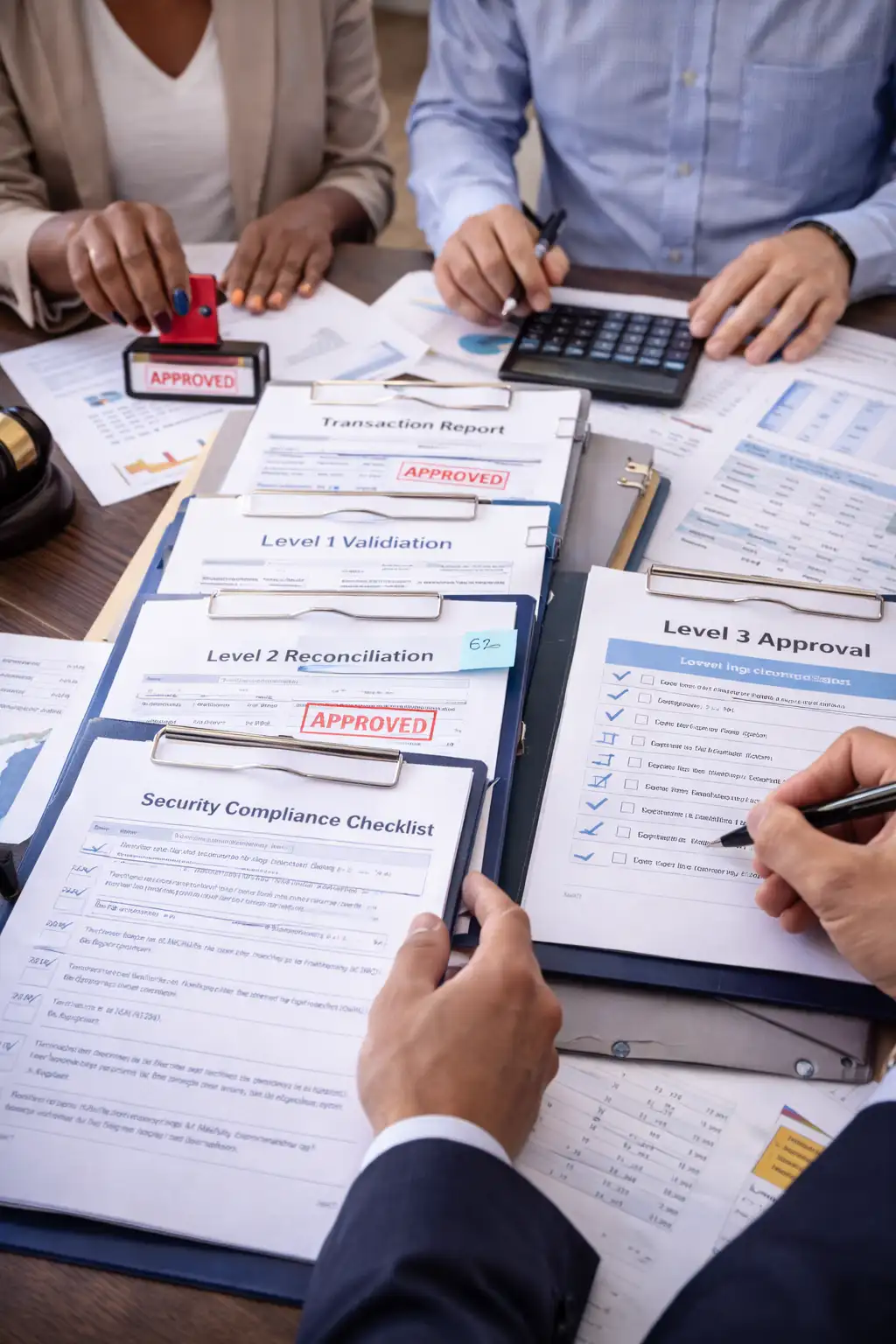 Accounting controls and reconciliation