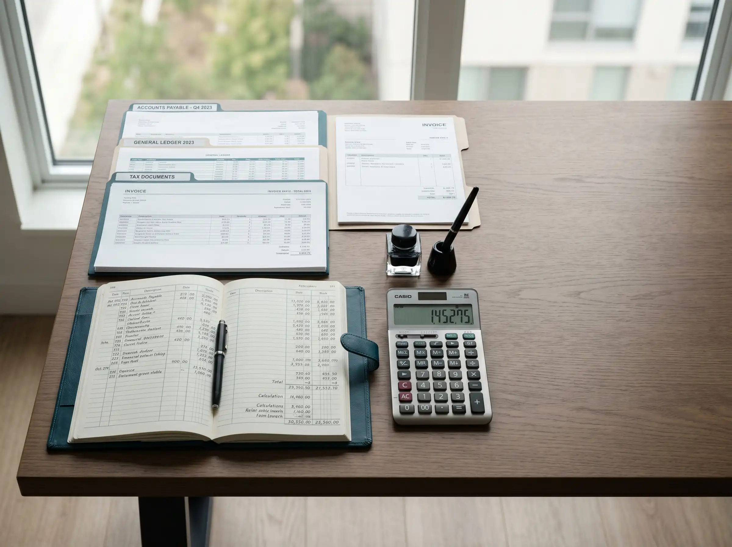 Structured bookkeeping workflow