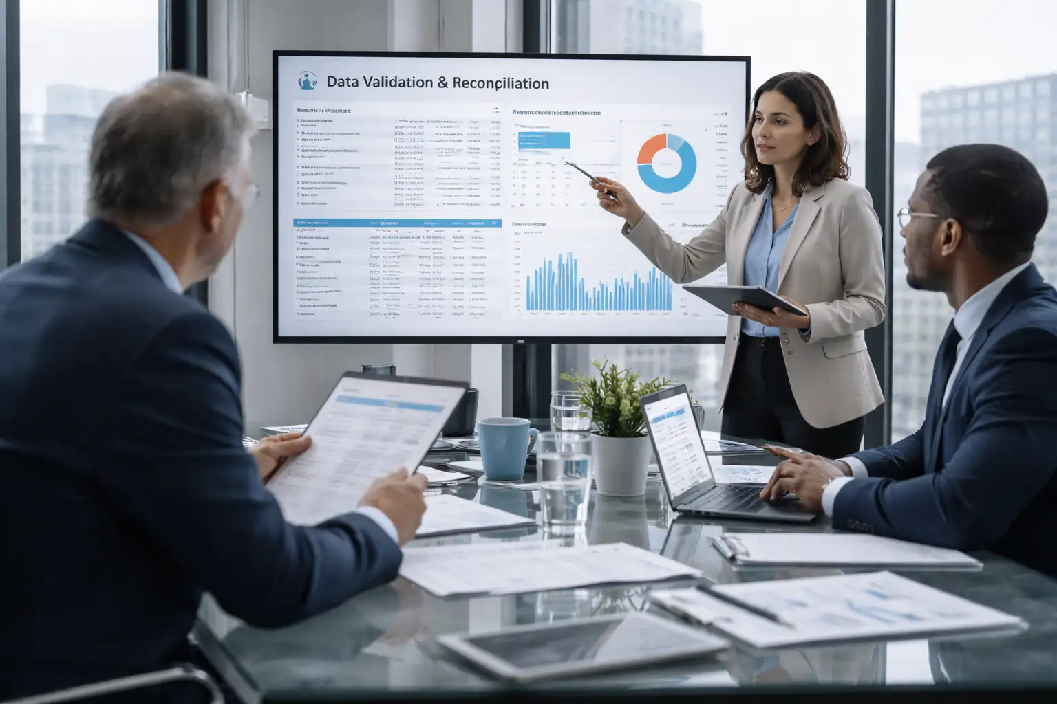Structured financial reconciliation process for audit-ready reporting